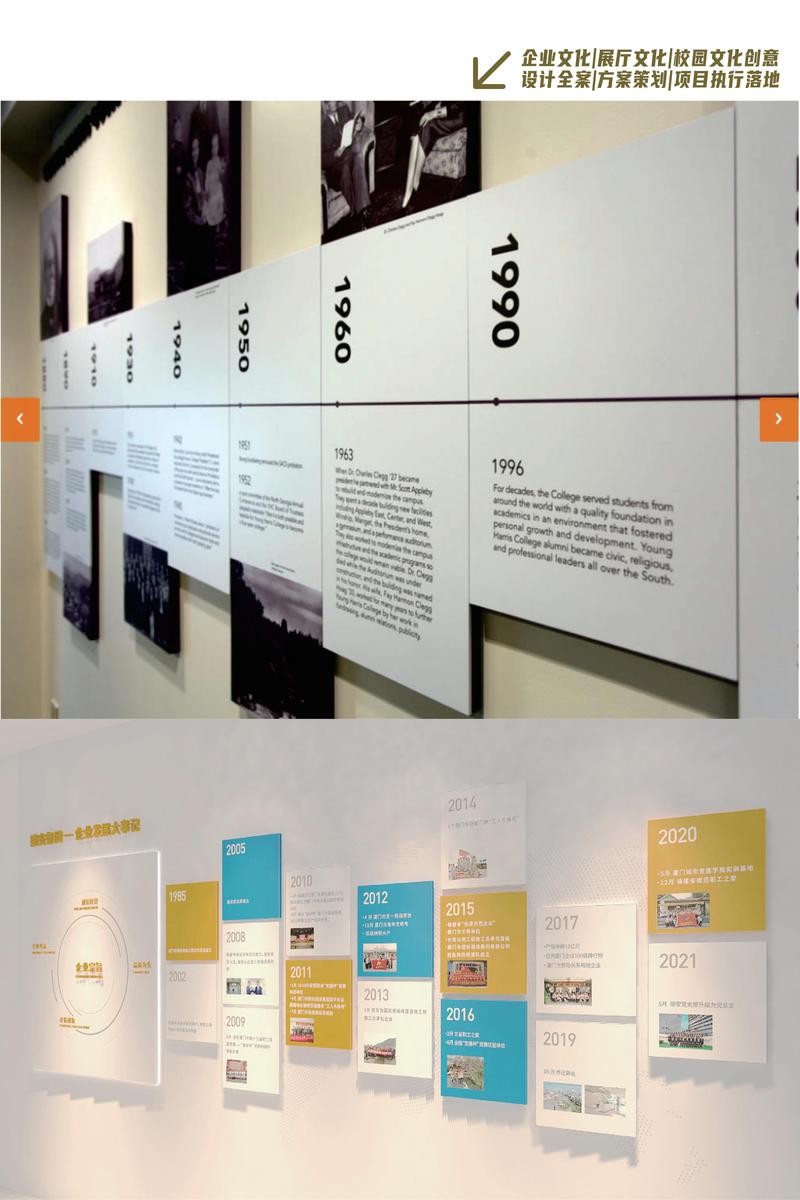 岁月留痕，墙语心声——发展历程文化墙图文设计制作